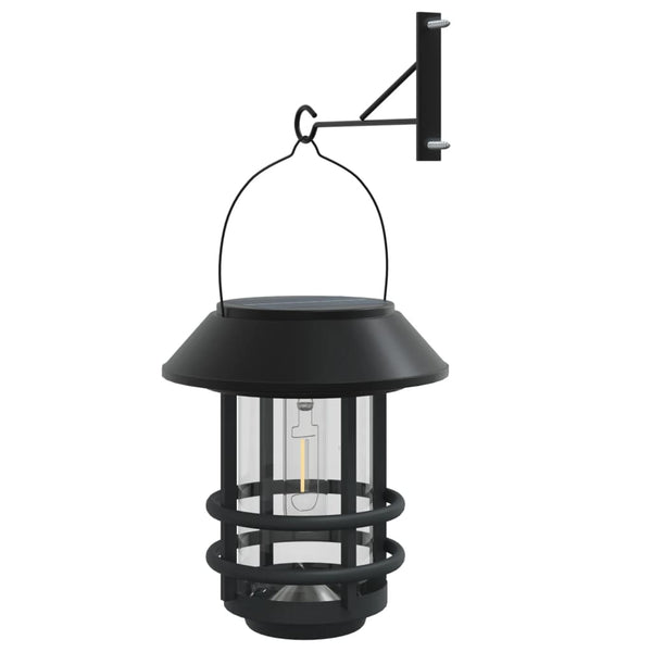 Solar Außenwandleuchten 4er Set, Weiß