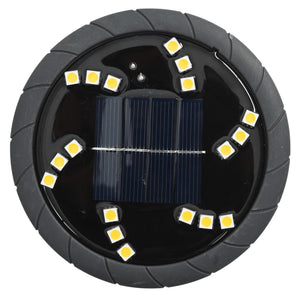 Solar Bodenleuchten Warmweiß, 4er Set