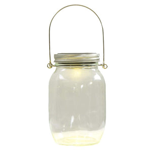 Solarleuchten Einmachglas Design Warmweiß 12er Set