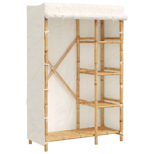 Bambus Kleiderschrank 110x45x170cm