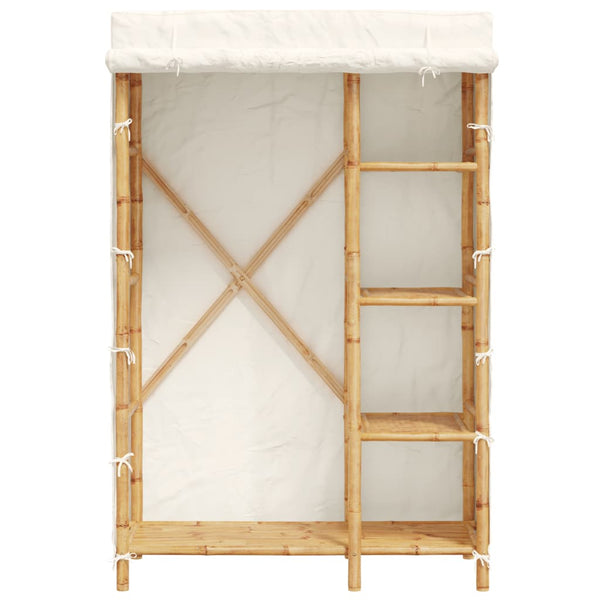Bambus Kleiderschrank 110x45x170cm
