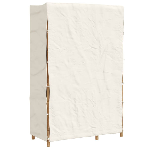 Bambus Kleiderschrank 110x45x170cm