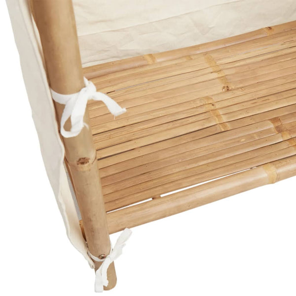 Bambus Kleiderschrank 110x45x170cm