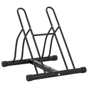 vidaXL Support à vélos autoportant pour 2 vélos Acier