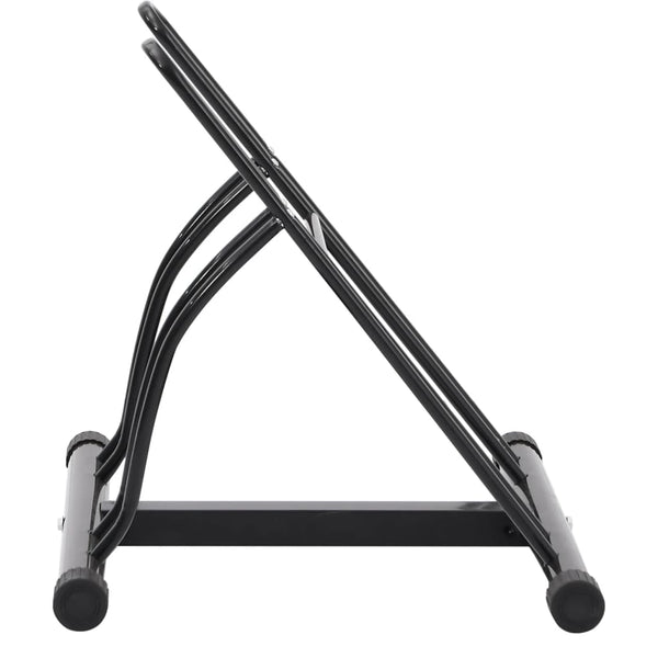 vidaXL Support à vélos autoportant pour 2 vélos Acier
