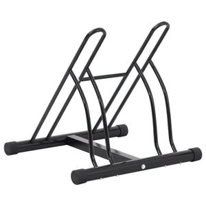 vidaXL Support à vélos autoportant pour 2 vélos Acier