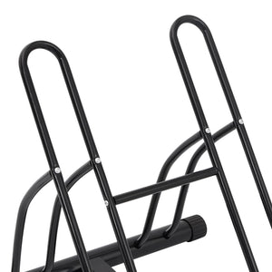 vidaXL Support à vélos autoportant pour 2 vélos Acier