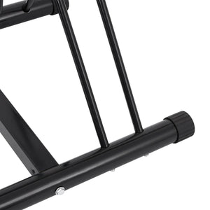 vidaXL Support à vélos autoportant pour 2 vélos Acier