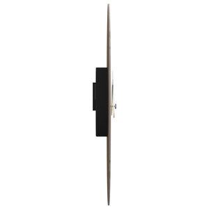 Gelb-Schwarze Wanduhr Ø30cm