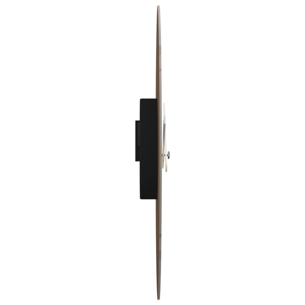 Gelb-Schwarze Wanduhr Ø30cm