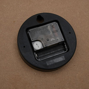 Gelb-Schwarze Wanduhr Ø30cm