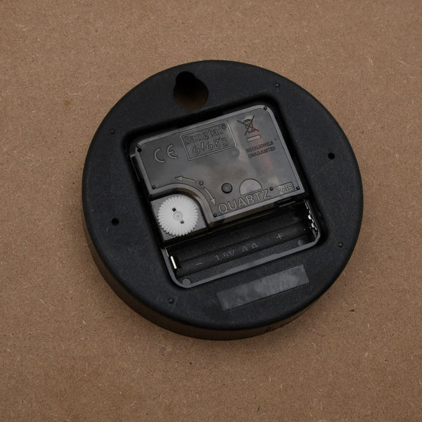 Gelb-Schwarze Wanduhr Ø30cm