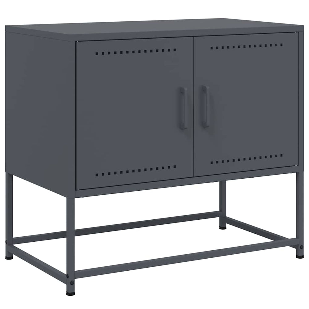 Meuble TV vidaXL anthracite 68,5x39x60,5 cm acier