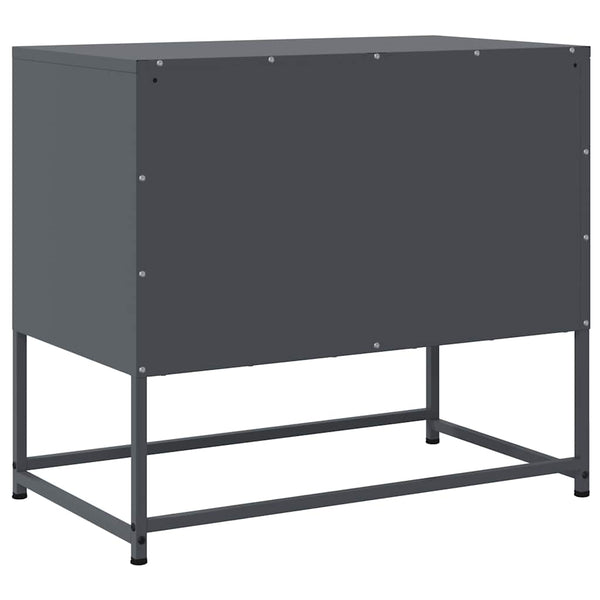 Anthrazit TV-Schrank Stahl 68,5 cm