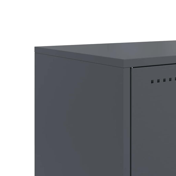 Anthrazit TV-Schrank Stahl 68,5 cm