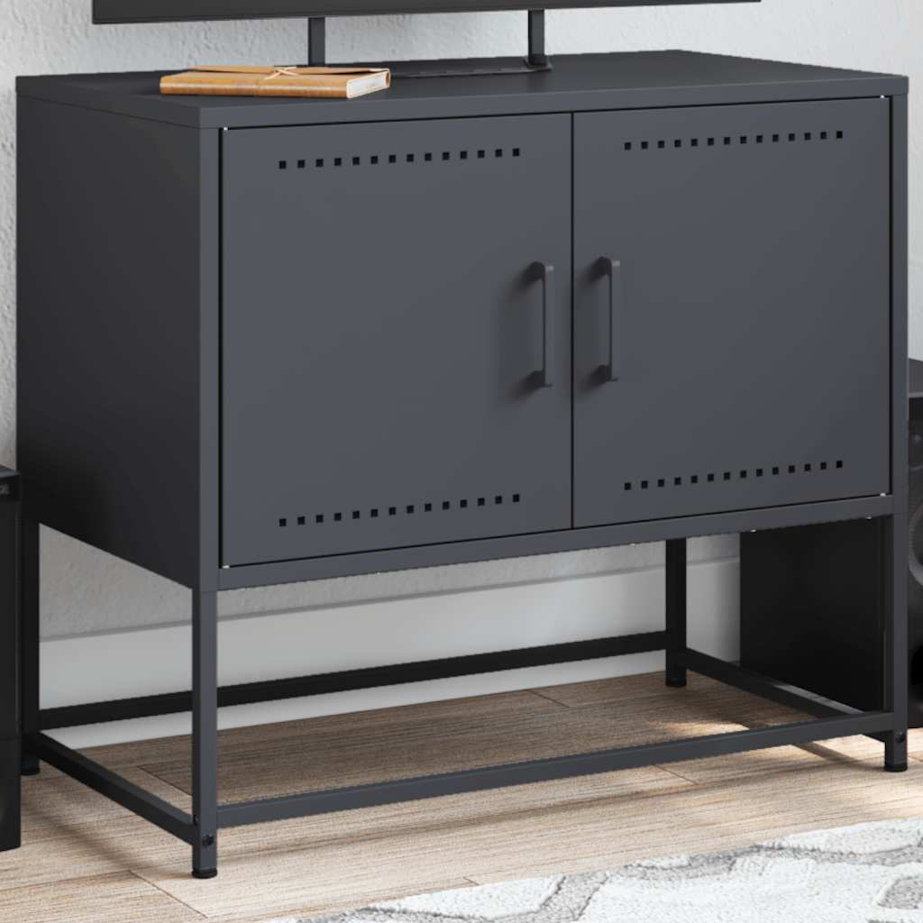 Anthrazit TV-Schrank Stahl 68,5 cm
