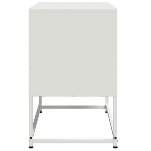 Weißer TV-Schrank aus Stahl, 68,5 cm