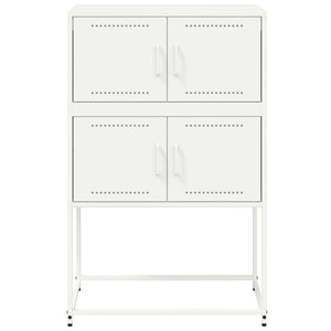 Weißes Stahl Sideboard 68,5x38,5x107 cm