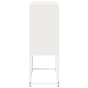 Weißes Stahl Sideboard 68,5x38,5x107 cm