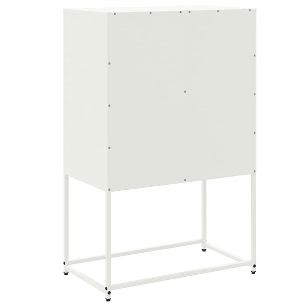 Weißes Stahl Sideboard 68,5x38,5x107 cm