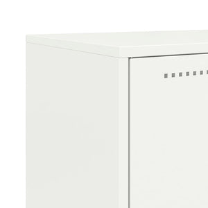 Weißes Stahl Sideboard 68,5x38,5x107 cm