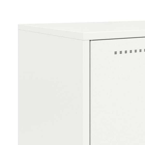 Weißes Stahl Sideboard 68,5x38,5x107 cm