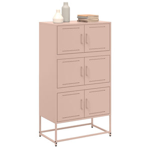 Rosa Stahl Sideboard, 68,5 cm