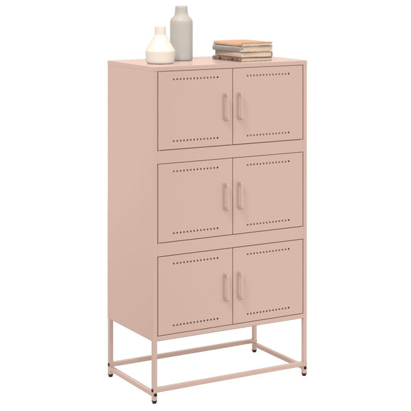 Rosa Stahl Sideboard, 68,5 cm