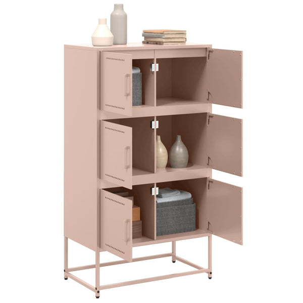 Rosa Stahl Sideboard, 68,5 cm