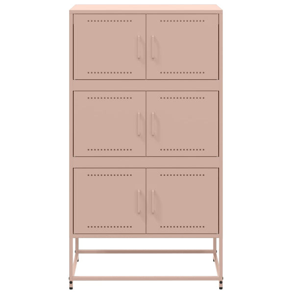 Rosa Stahl Sideboard, 68,5 cm