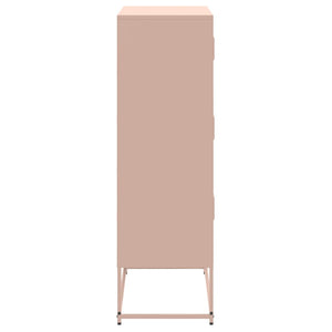Rosa Stahl Sideboard, 68,5 cm