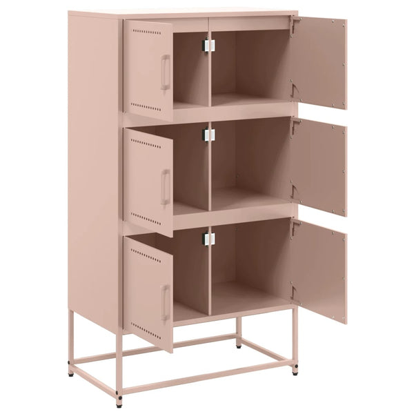 Rosa Stahl Sideboard, 68,5 cm