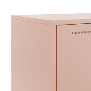 Rosa Stahl Sideboard, 68,5 cm