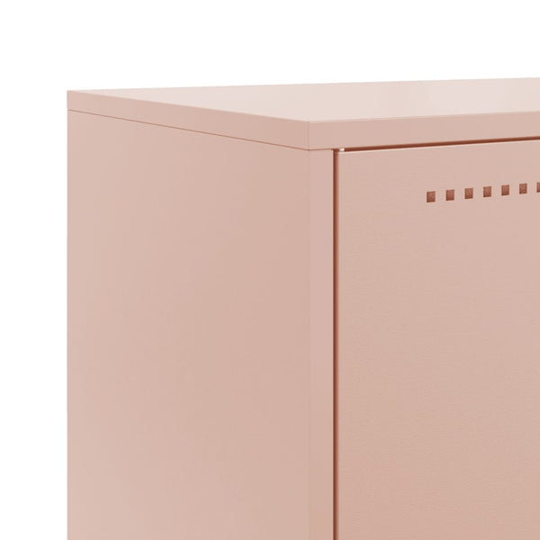 Rosa Stahl Sideboard, 68,5 cm