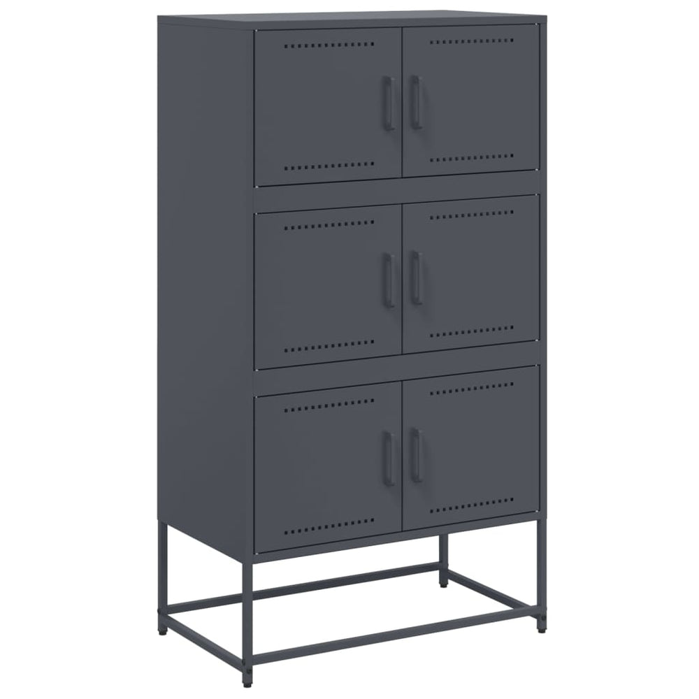 Anthrazit Sideboard Stahl, 68,5 cm