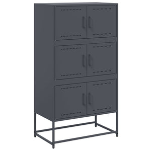 Anthrazit Sideboard Stahl, 68,5 cm