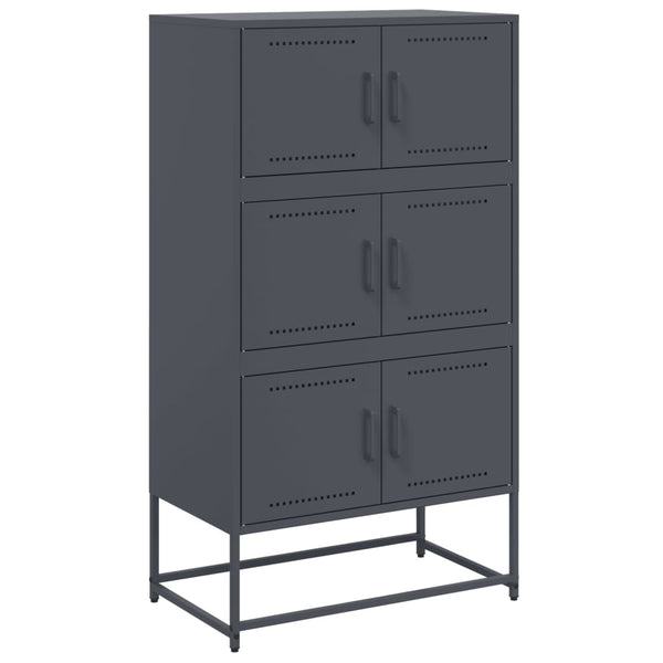 Anthrazit Sideboard Stahl, 68,5 cm