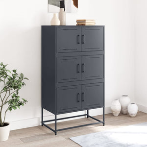 Anthrazit Sideboard Stahl, 68,5 cm