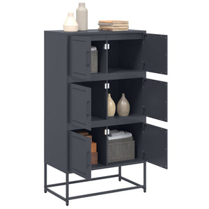 Anthrazit Sideboard Stahl, 68,5 cm
