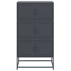 Anthrazit Sideboard Stahl, 68,5 cm