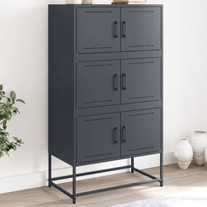 Anthrazit Sideboard Stahl, 68,5 cm