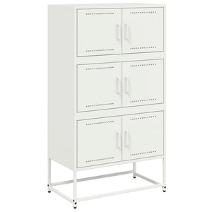 Weißes Stahl Sideboard, 68,5 cm