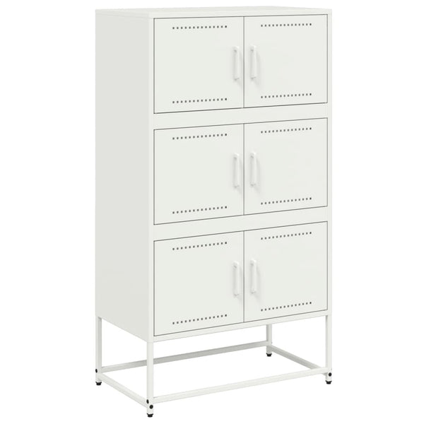 Weißes Stahl Sideboard, 68,5 cm