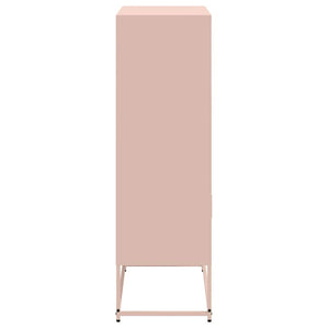 Highboard Rosa Stahl 68,5x38,5x123,5 cm