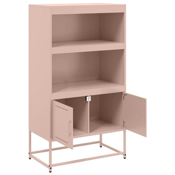 Highboard Rosa Stahl 68,5x38,5x123,5 cm