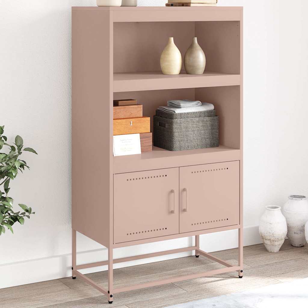 Highboard Rosa Stahl 68,5x38,5x123,5 cm