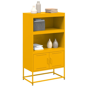 Senfgelbes Highboard 68,5 cm Stahl