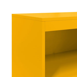 Senfgelbes Highboard 68,5 cm Stahl