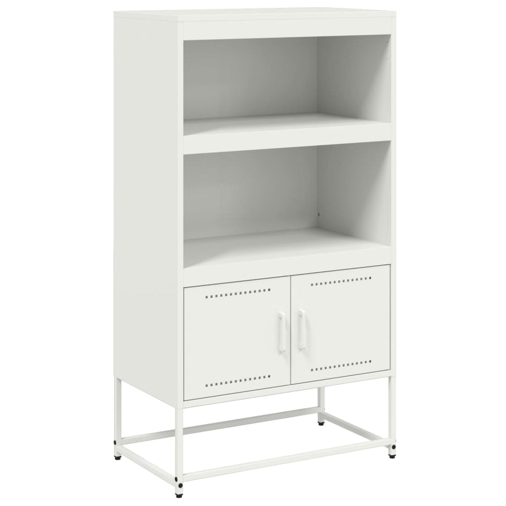 Weißes Highboard Stahl 68,5 cm