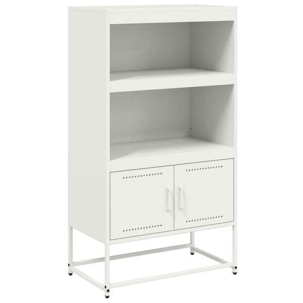 Weißes Highboard Stahl 68,5 cm